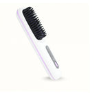 Peigne chauffant lissant rechargeable - Format nomade