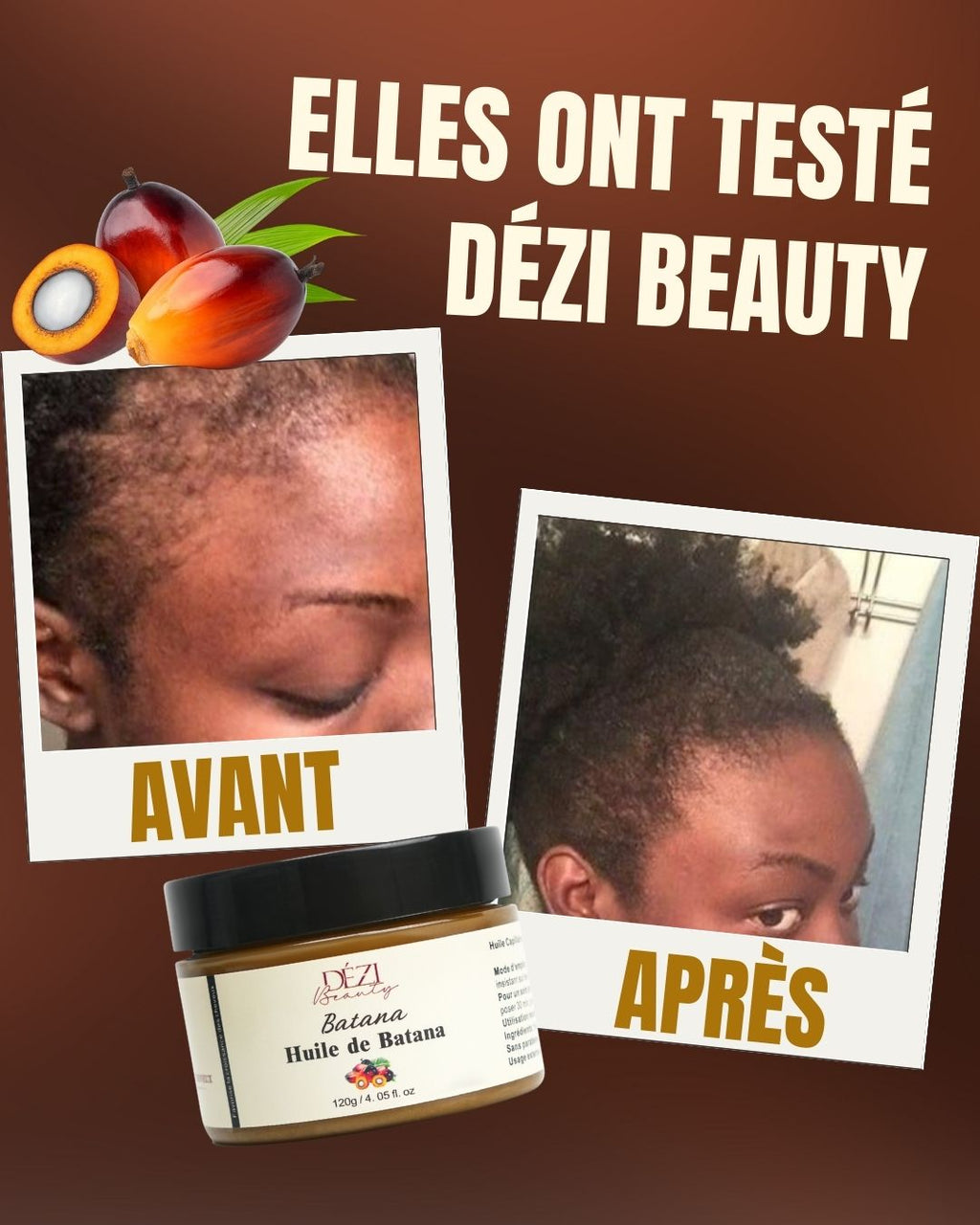 Baume de Batana 100% Pur - Pousse , Densité et Réparation