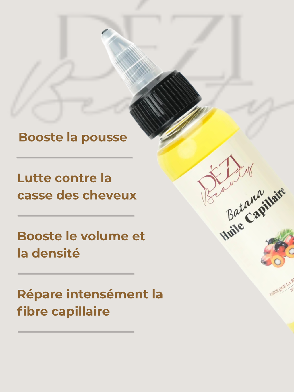 Elixir capillaire Batana, Romarin & Argan - Concentré fortifiant & Croissance