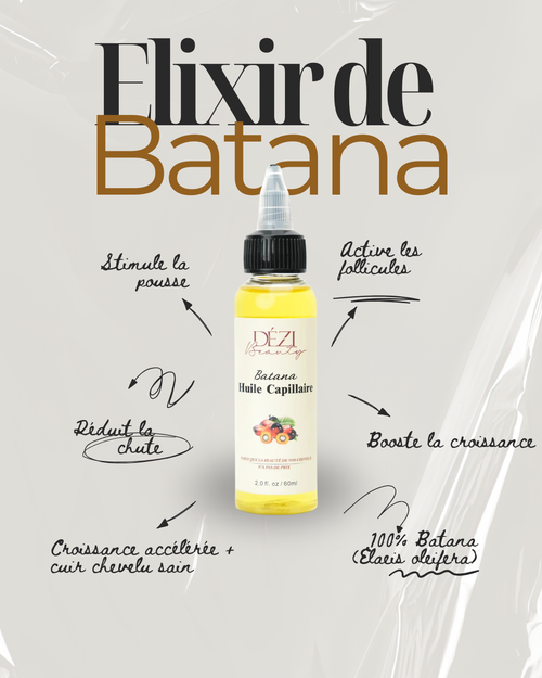 Elixir capillaire Batana, Romarin & Argan - Concentré fortifiant & Croissance