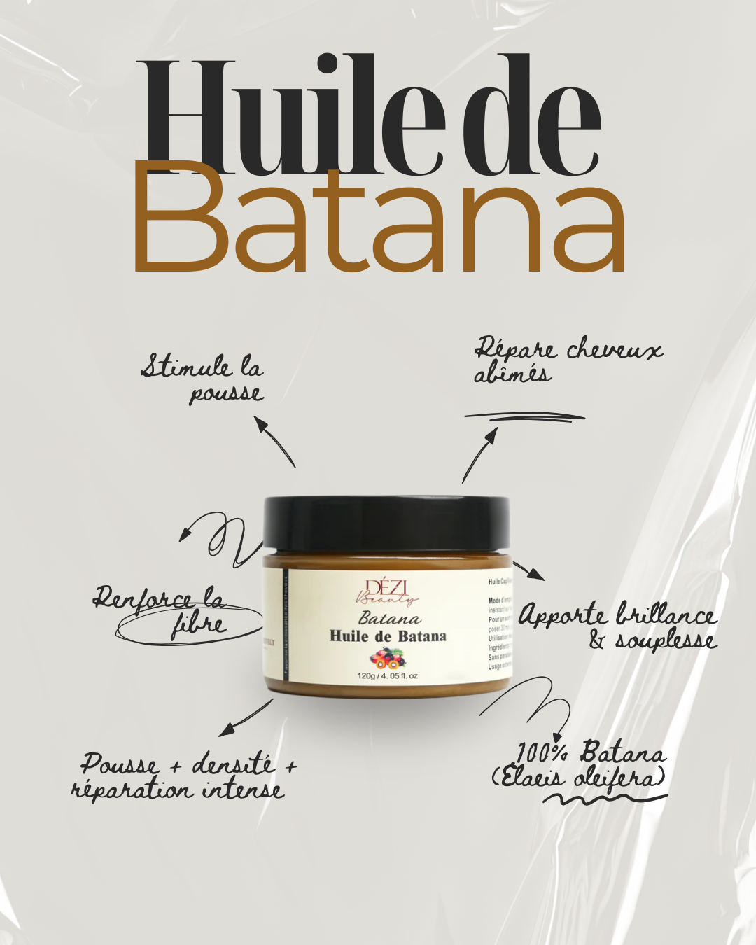 Baume de Batana 100% Pur - Origine Honduras Pousse , Densité et Réparation