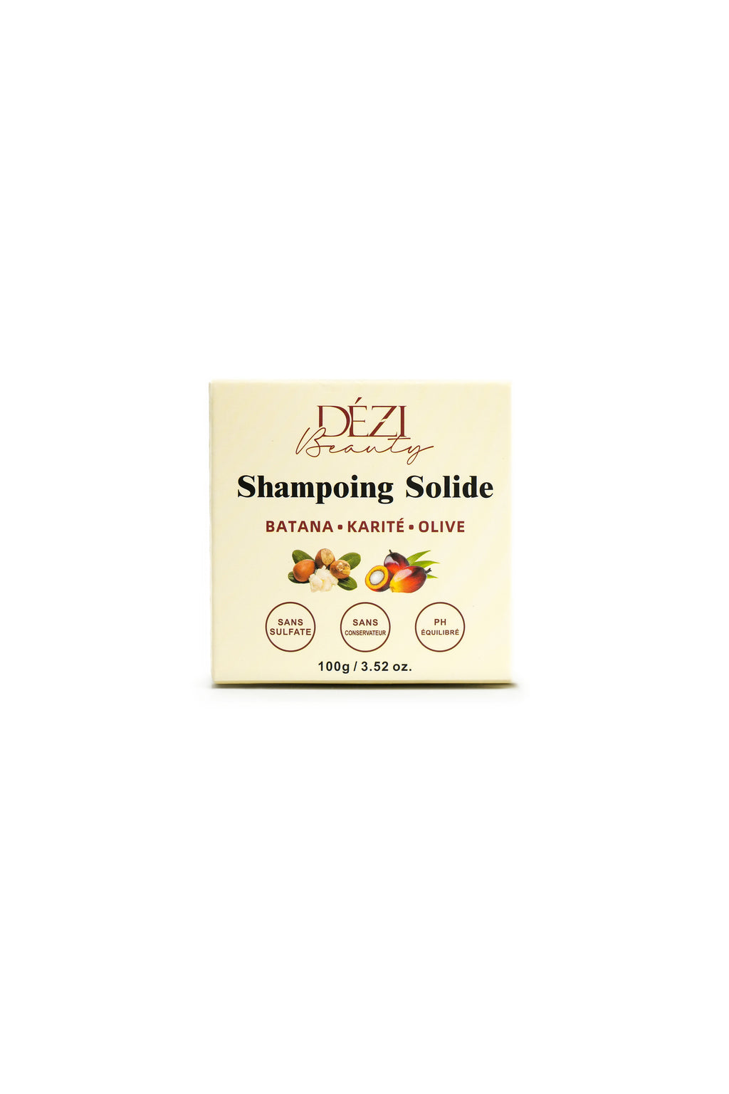 Shampoing solide Batana, Karité & olive - Sans sulfate