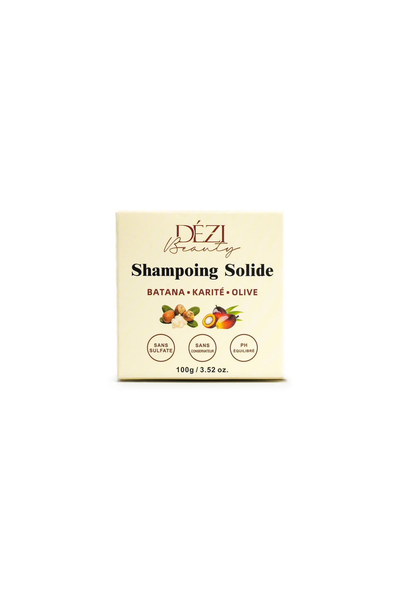 Shampoing solide Batana, Karité & olive - Sans sulfate